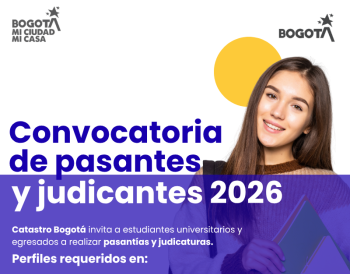 Convocatoria de pasantías y judicaturas UAECD 2026