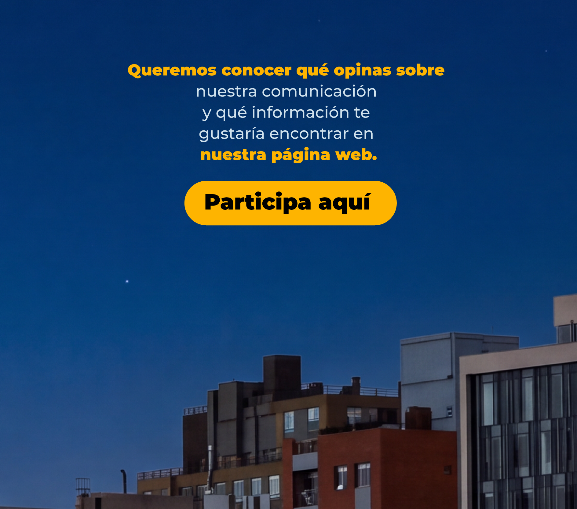 Encuesta percepción página web, participa aquí