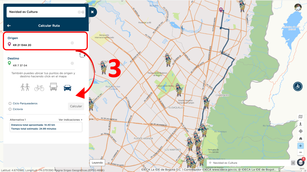Mapa evento Navidad es Cultura