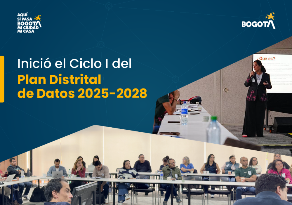 Plan Distrital de Datos 2025-2028: inició el Ciclo I con sectores Hacienda y Movilidad
