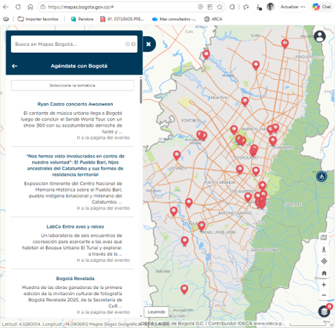 Agéndate con Bogotá