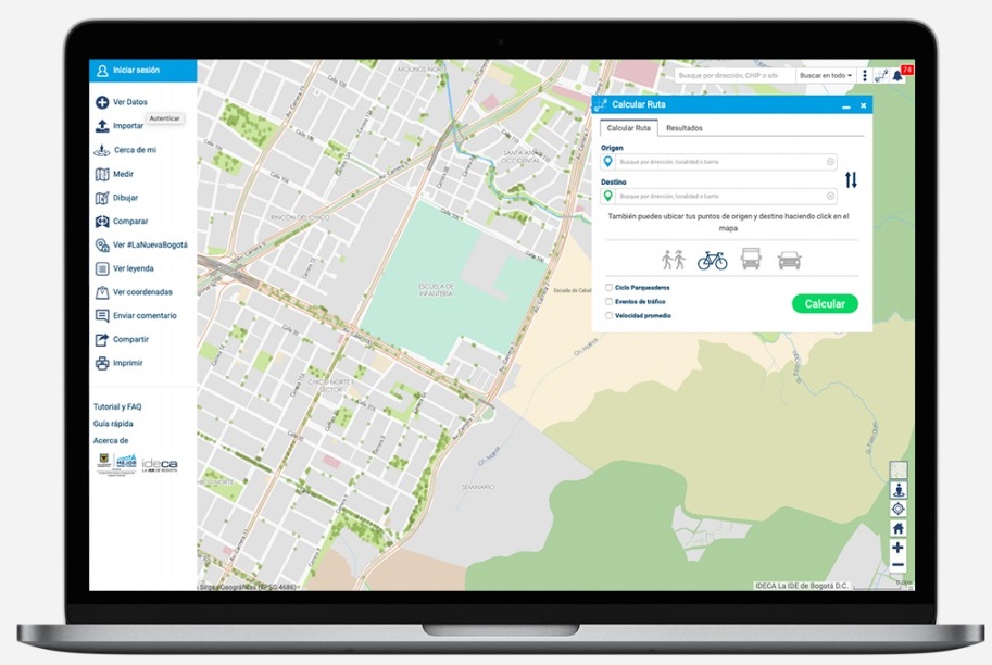 mapas bogota