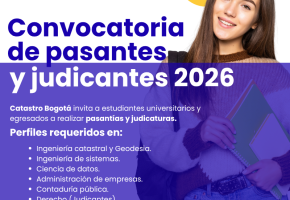 Convocatoria de pasantías y judicaturas UAECD 2026