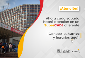 Atención SuperCADE los sábados, turnos y horarios