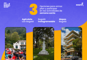 Encuentra tu plan para Semana Santa con Mapas Bogotá
