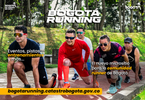 Nuevo micrositio para runners: bogota.running.catastrobogota.gov.co