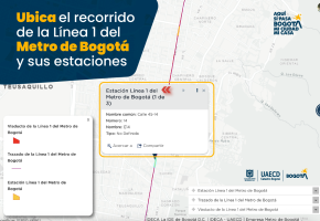 ¿Sabes por dónde pasará el Metro de Bogotá?