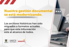 Nuestra gestión documental se está modernizando