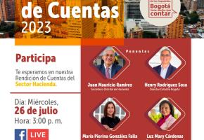 Rendición de Cuentas Sector Hacienda 2023-1