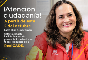 Catastro Bogotá extiende su atención los sábados durante octubre y noviembre