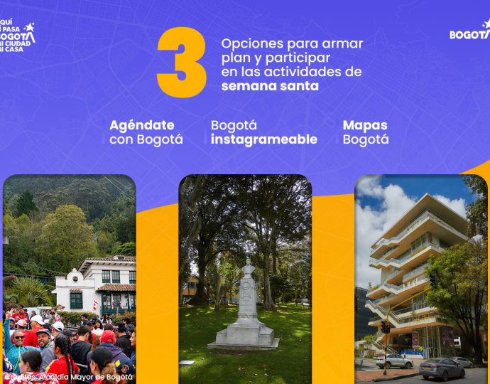 Encuentra tu plan para Semana Santa con Mapas Bogotá