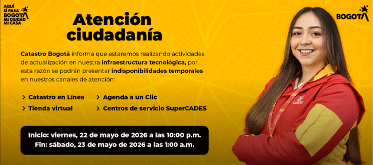 Ventana de mantenimiento mayo 25 del 2026