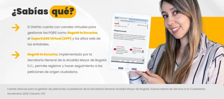 Tenemos canales virtuales para gestionar la PQRS