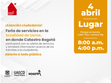 Feria de servicios en la localidad de Usme