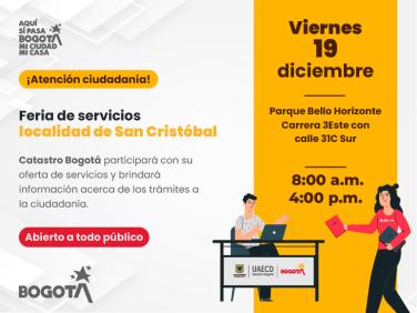 Feria de servicios en la Localidad de San Cristóbal