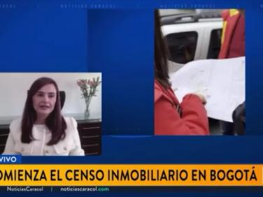 Catastro Bogotá en Caracol TV - Inicia el Censo Inmobiliario en Bogotá