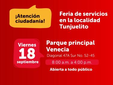 Feria de Servicios en la localidad de Tunjuelito