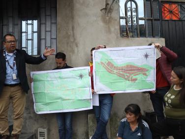 Entregamos certificaciones catastrales en Cerro Colorado, localidad de Ciudada Bolívar