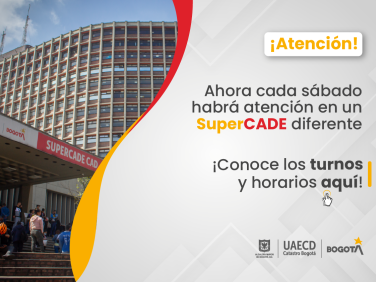 Atención SuperCADE los sábados, turnos y horarios