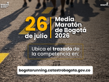 Conoce el recorrido de la Media Maratón de Bogotá 2026 en el micrositio Bogotá Running