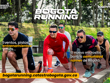 Nuevo micrositio para runners: bogota.running.catastrobogota.gov.co