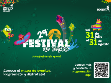 Festival de Verano 2026: Catastro Bogotá pone a disposición de la ciudadanía un mapa con toda la agenda