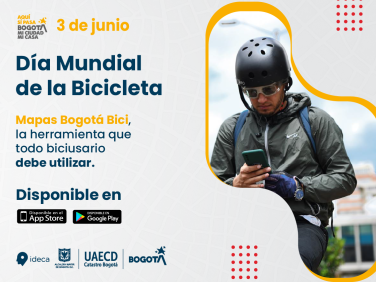 Día Mundial de la Bicicleta: conoce Mapas Bogotá Bici, la app gratuita que tiene el Distrito para los biciusuarios