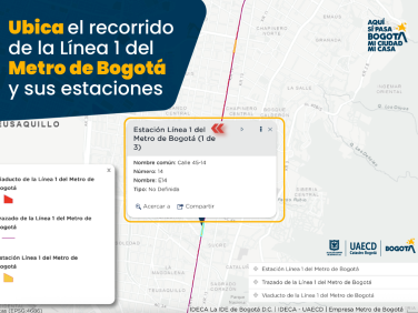 ¿Sabes por dónde pasará el Metro de Bogotá?
