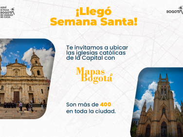 Semana Santa en la capital: ubica la iglesia más cercana con Mapas Bogotá