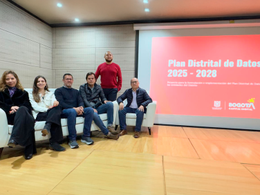 Comenzó piloto para la construcción del Plan Distrital de Datos