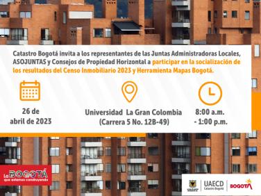 Socialización resultados Censo Inmobiliario 2023-La Gran Colombia