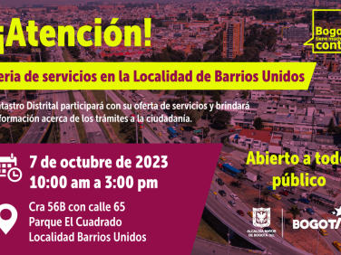 Feria de servicios en la Localidad de Barrios Unidos