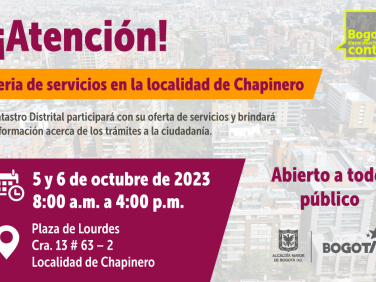 Feria de servicios en la localidad de Chapinero 