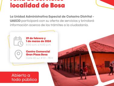 Feria de Servicios en la localidad de Bosa