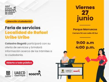 Feria de servicios en la localidad Rafael Uribe Uribe 