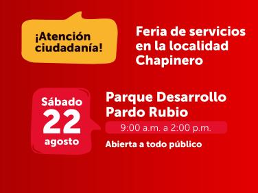 Feria de servicios en la localidad Chapinero