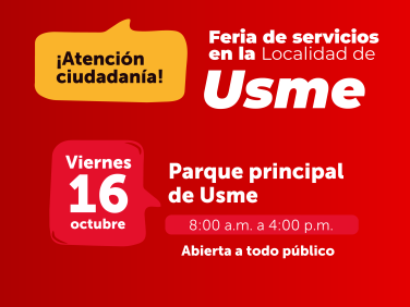 Feria de Servicios en la localidad de Usme