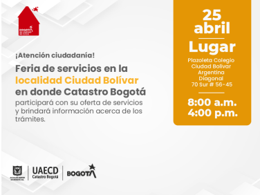 Feria de Servicios en la localidad de Ciudad Bolívar