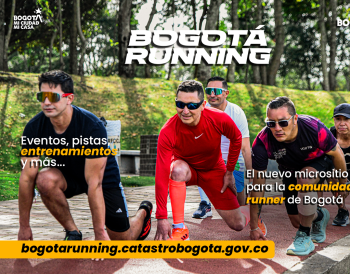 Nuevo micrositio para runners: bogota.running.catastrobogota.gov.co